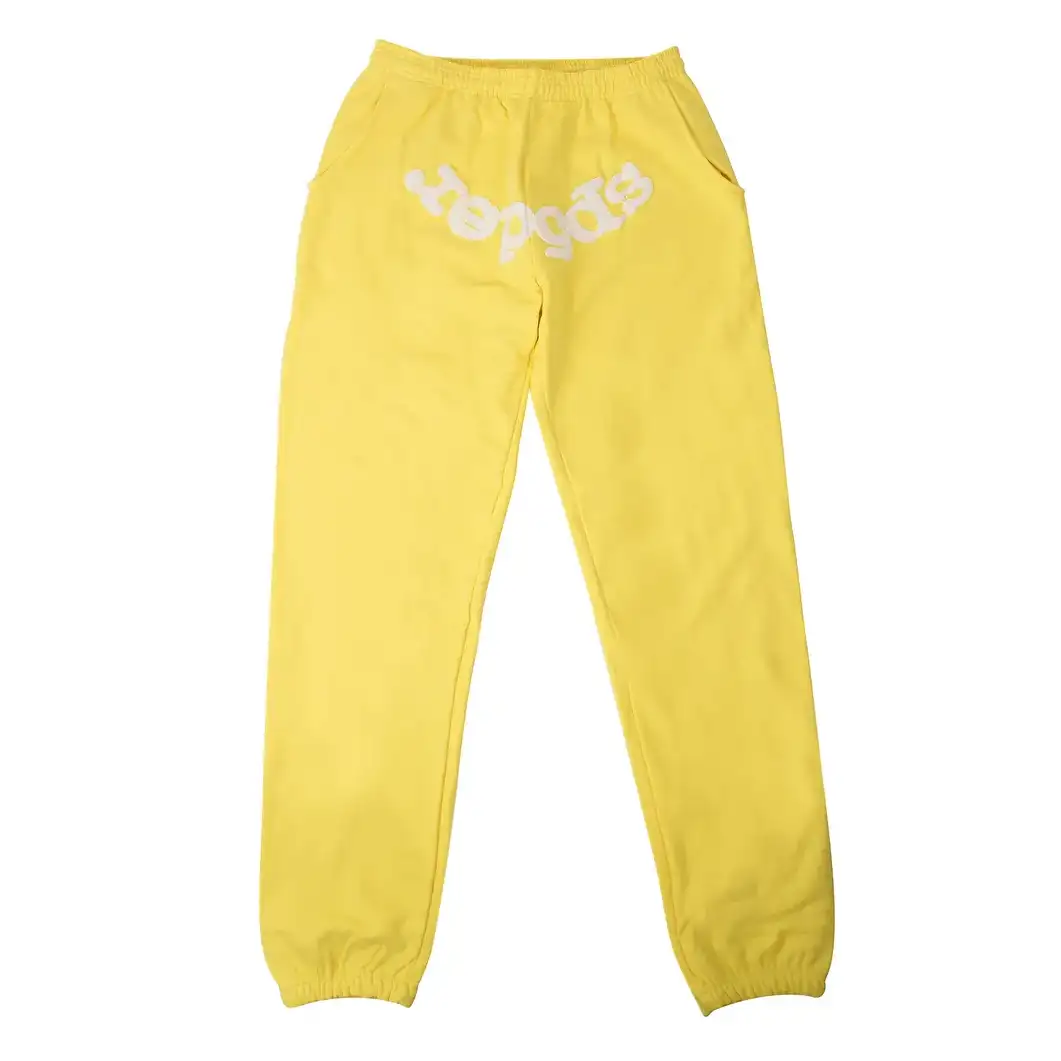 SP5DER-Logo-Print-Sweatpants-Yellow-1.webp SP5DER Logo Print Sweatpants Yellow