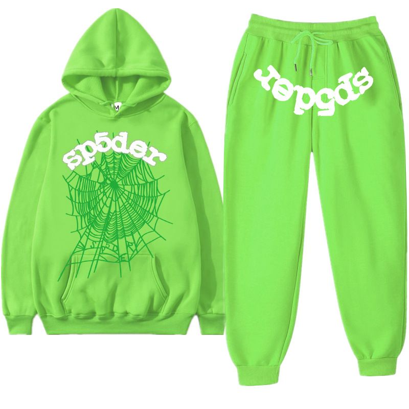 Sp5der Web Tracksuit Slime Green Sp5der Web Tracksuit Slime Green
