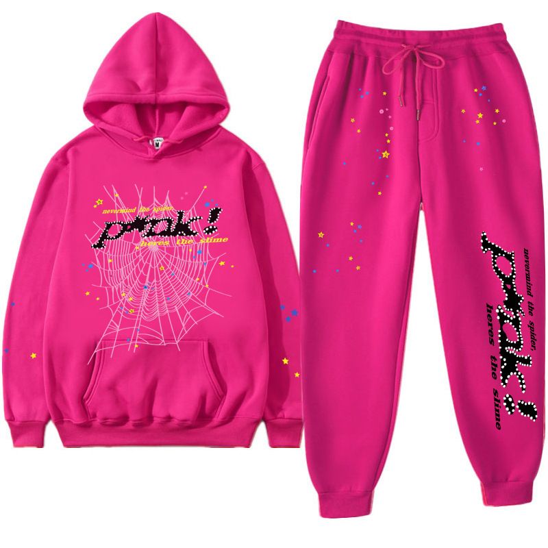 Sp5der P*NK Tracksuit Pink Sp5der P*NK Tracksuit Pink